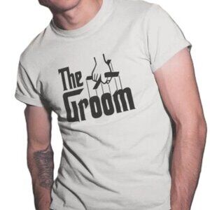 NWOT The Groom funny Graphic Tee T-shirt Top Shirt size M